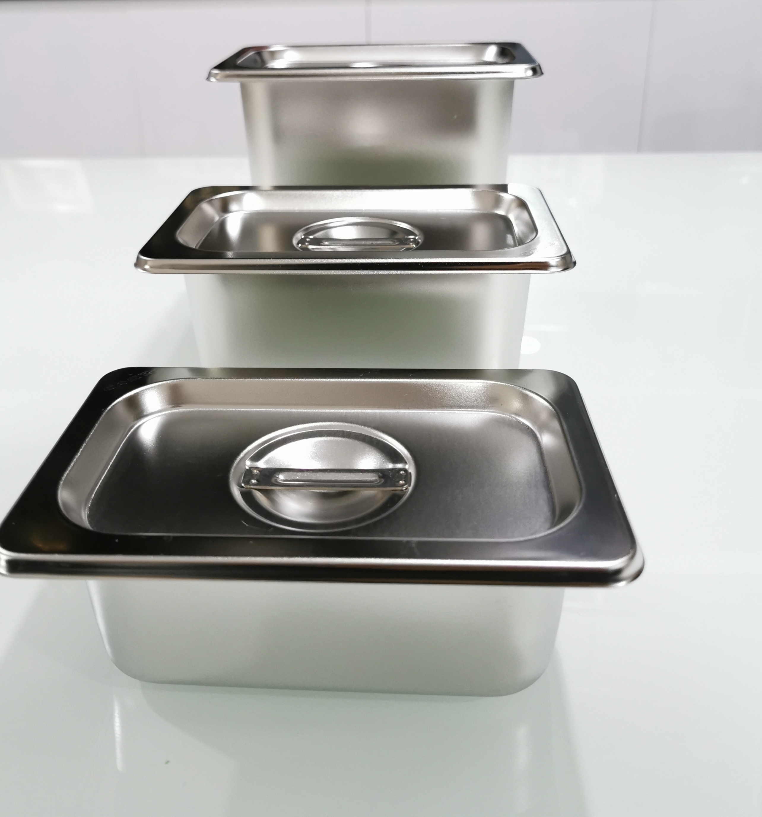 khay inox GN 1/9 đựng topping