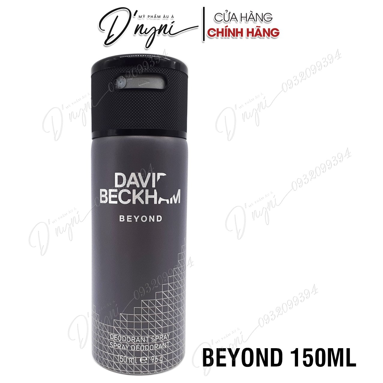 Xịt Khử Mùi Nam David Beckham 150ml Anh Quốc