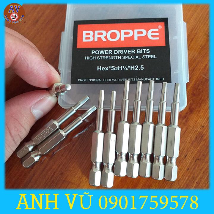 MŨI VÍT ĐẦU LỤC GIÁC H2.5 BROPPE