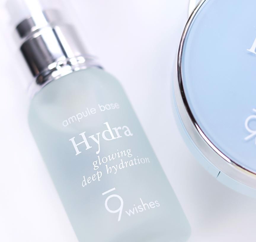Serum Cấp Nước 9 Wishes Hydra Glowing Deep Hydration Ampule Tinh Chất Cấp Ẩm Hydra Pine CollaGen Oxygen Vitamin Calm White 9Wishes 25ml