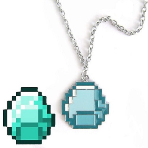 Dây Chuyền Minecraft Kiếm Diamond