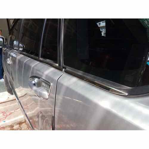 Nẹp chân kính inox vios 2008-2010-2012-2013 viền chân kính cửa xe ô tô