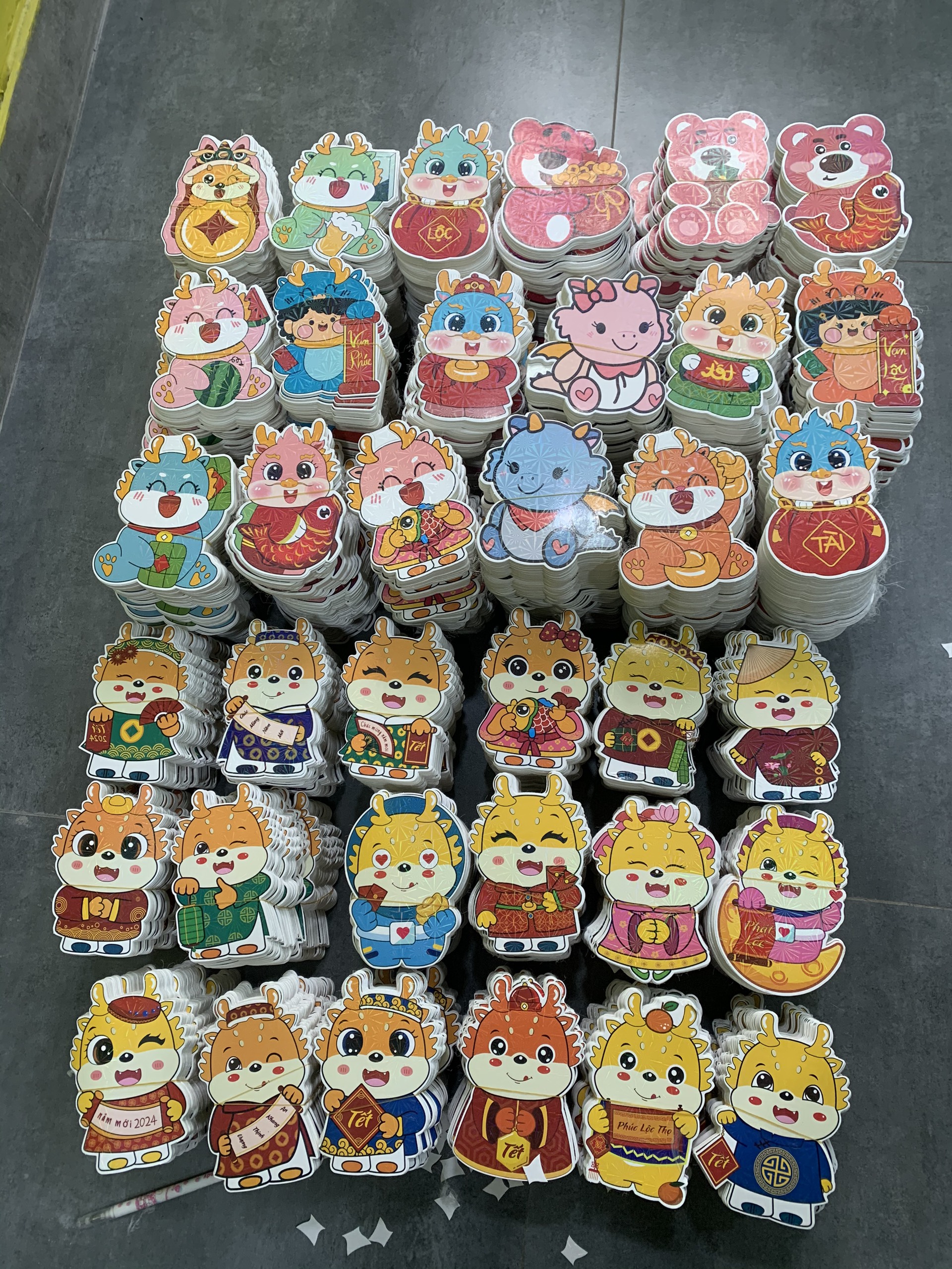 10 Bao lì xì chibi hoạt hình siêu hot