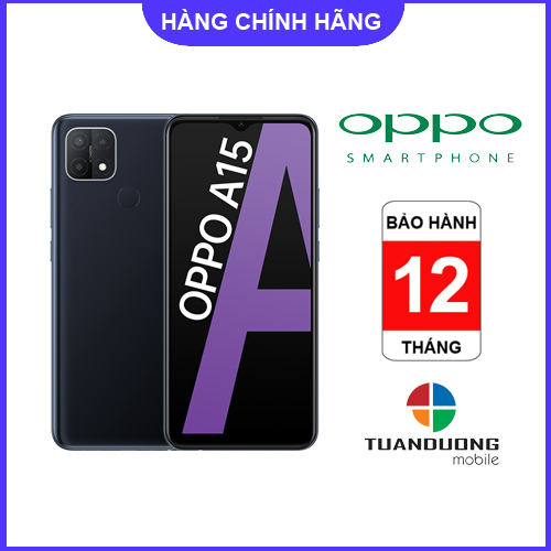 [Trả góp 0%]Điện thoại OPPO A15 3GB/32GB - Hàng Mới...