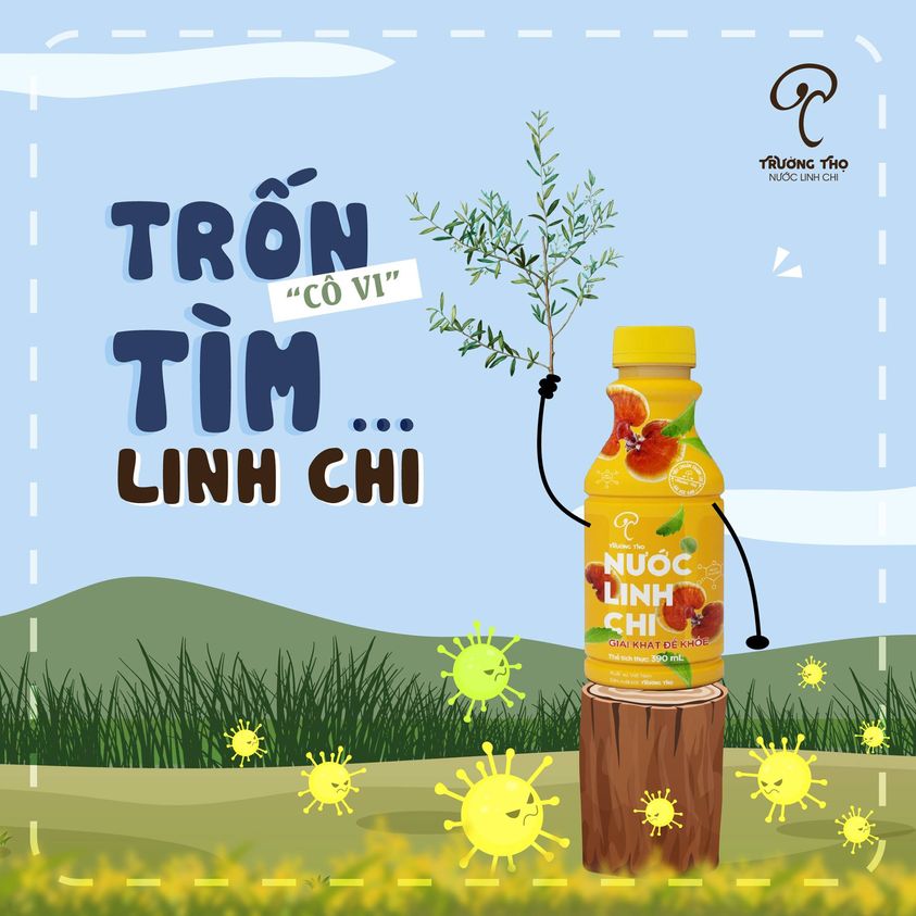 Nước Linh Chi Trường Thọ - Chai 390ml