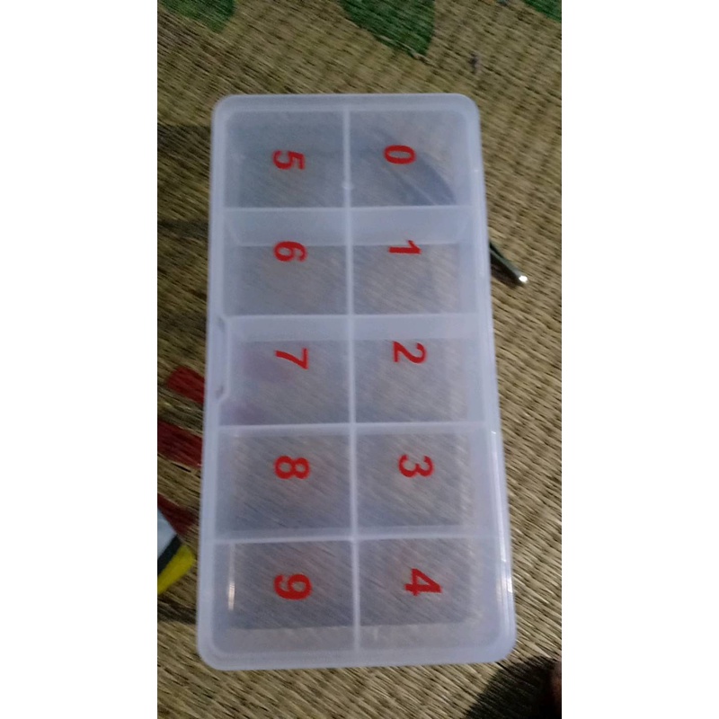 Hộp Đựng Móng 10 Ô
