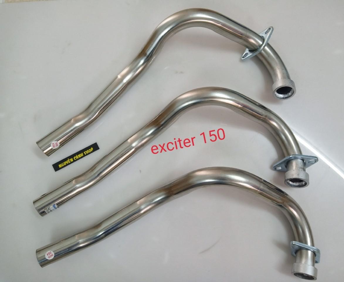 cổ pô exciter 150 inox 304 phi 32mm