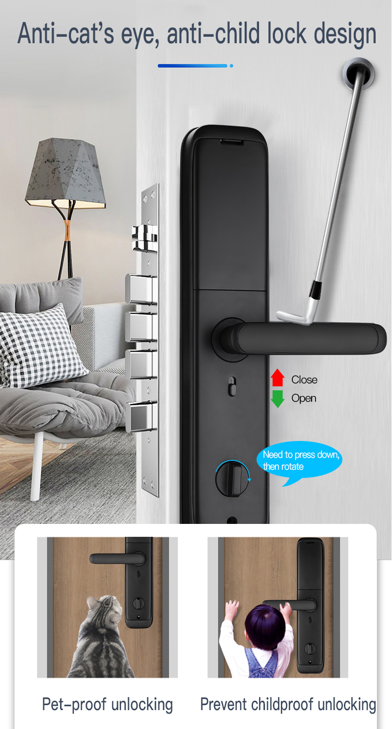 Khóa Cửa Thông minh X8 Wifi TUYA.