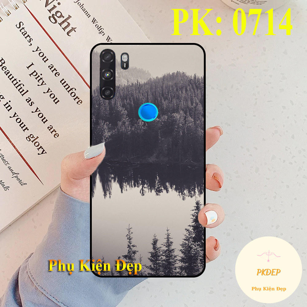 [HCM]Ốp lưng Vsmart Active 3 dẻo đen in hình phong cảnh đẹp