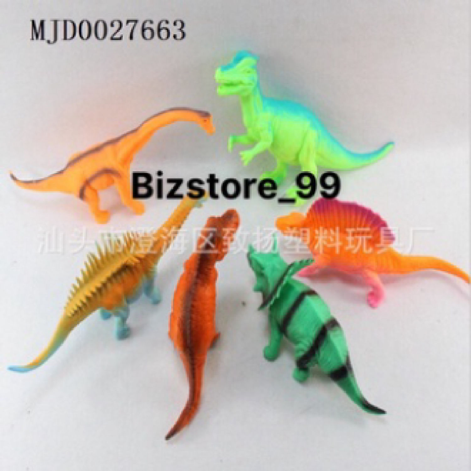 Túi khủng long 6 con nhựa dẻo