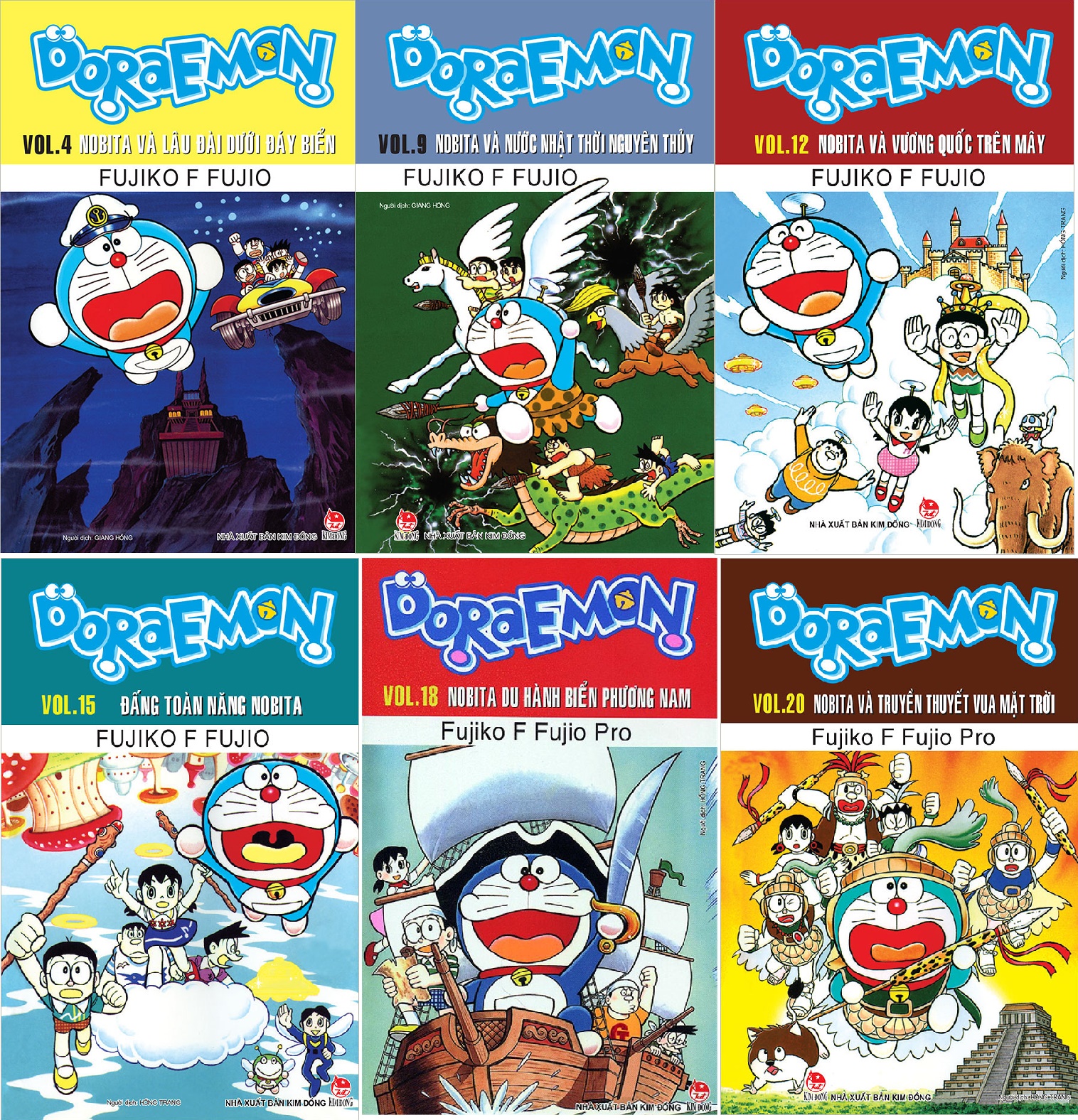 Sách - Combo 6 quyển Doraemon dài