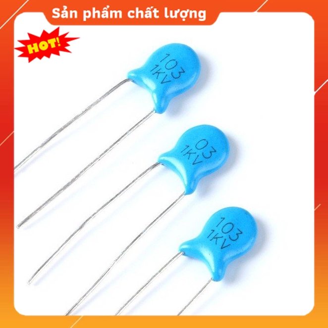 10 con tụ cao áp gốm / tụ điện / tụ điện gốm 1kv 103,chuyên dụng bếp từ và các điện tử khác