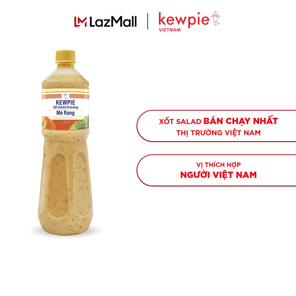 Xốt Salad Dressing Mè Rang Kewpie 1L