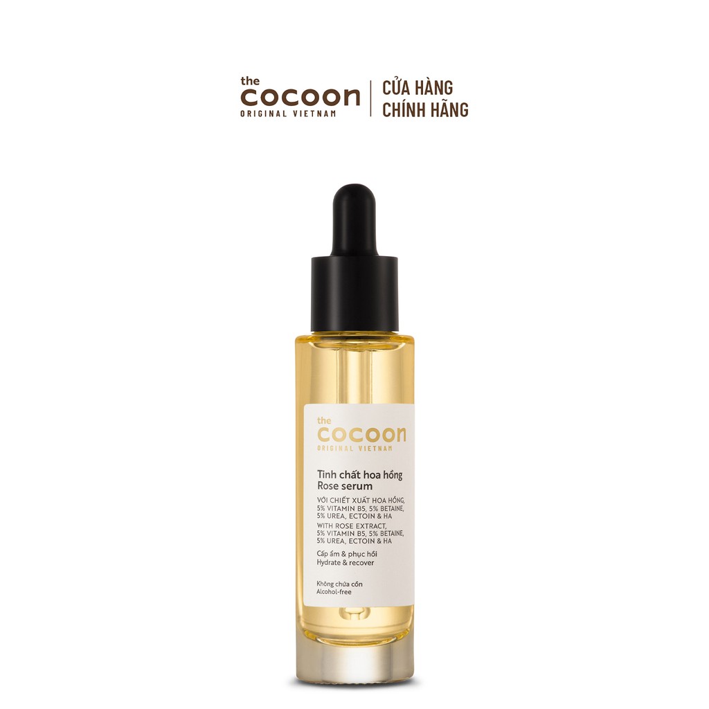 Tinh chất hoa hồng (serum) Cocoon cấp ẩm & phục hồi da 30ml