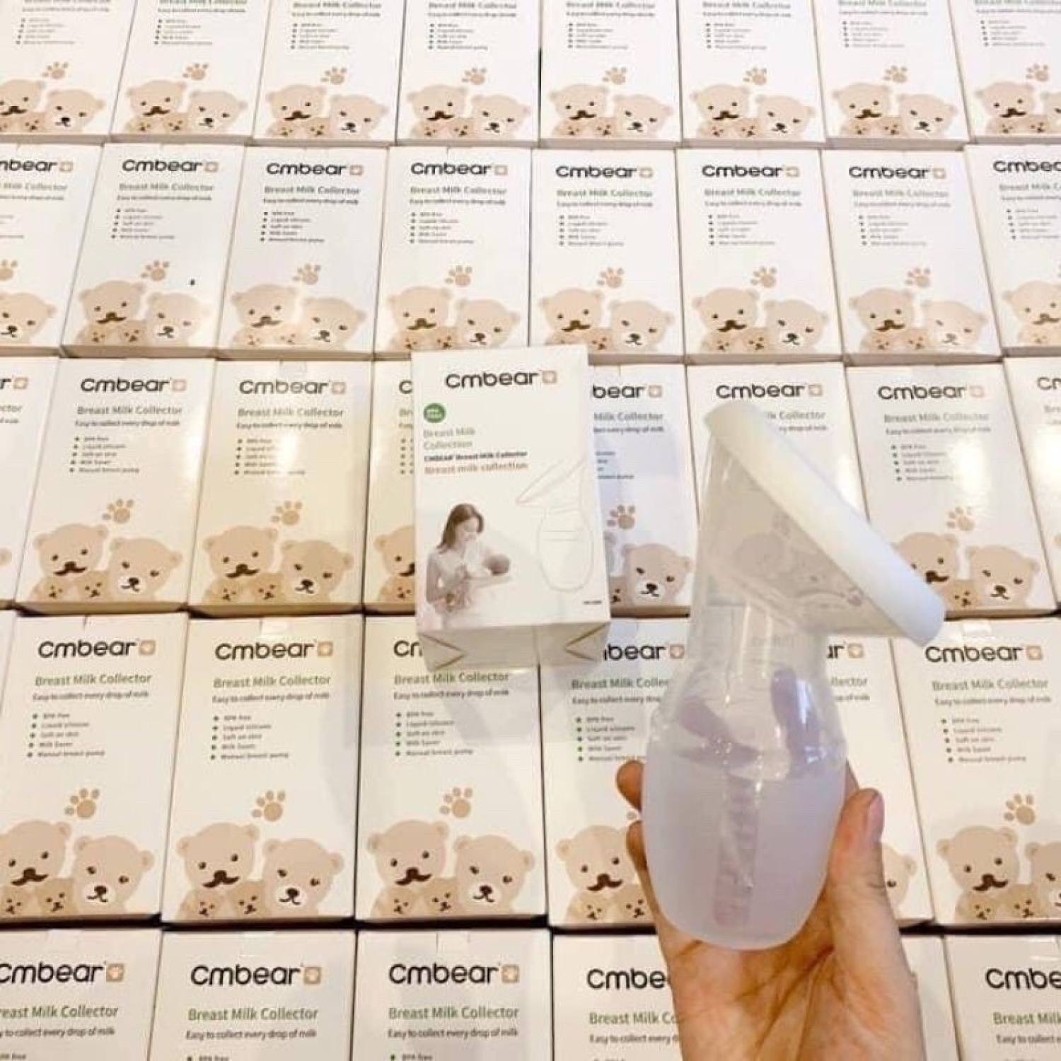 Cốc hứng sữa CM Bear tiện lợi cho mẹ