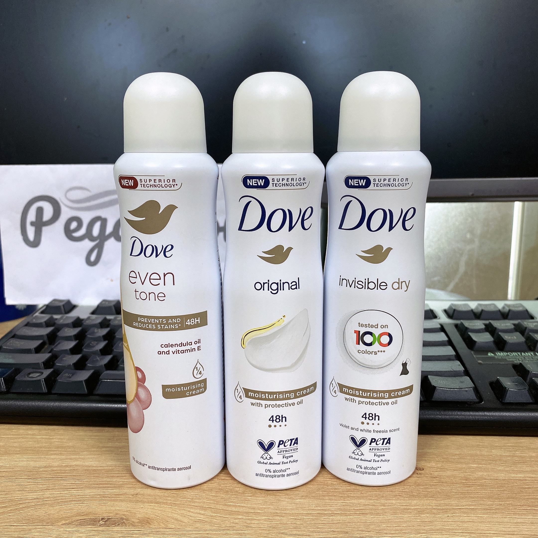 Xịt Khử Mùi Dove Ngăn Mùi Suốt Ngày Dài 150ml - Pegastore