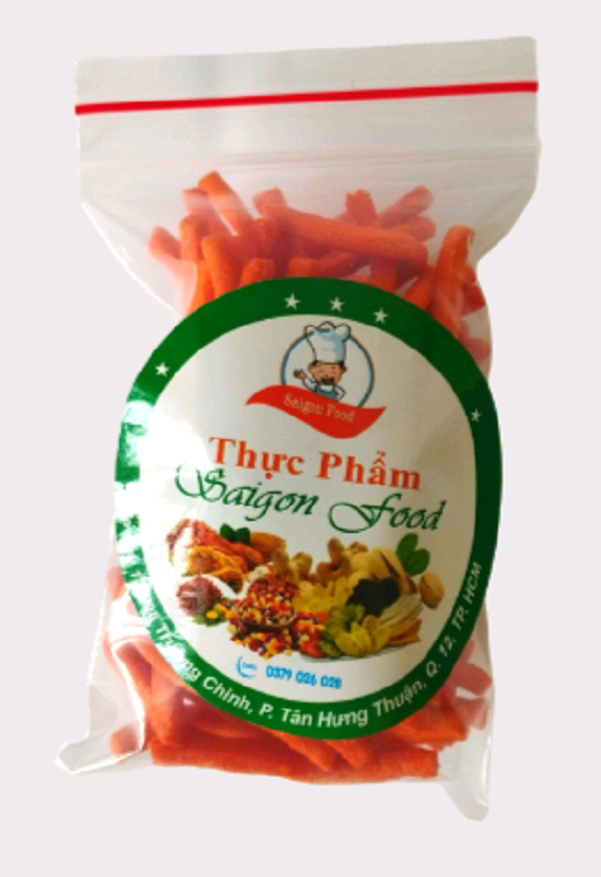 Bim bim que đậu hà lan saigonfood 30g