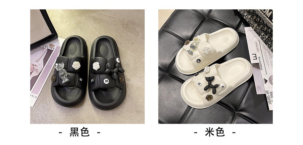 Dép bánh mì CHAO nữ gắng stcker siêu cưng