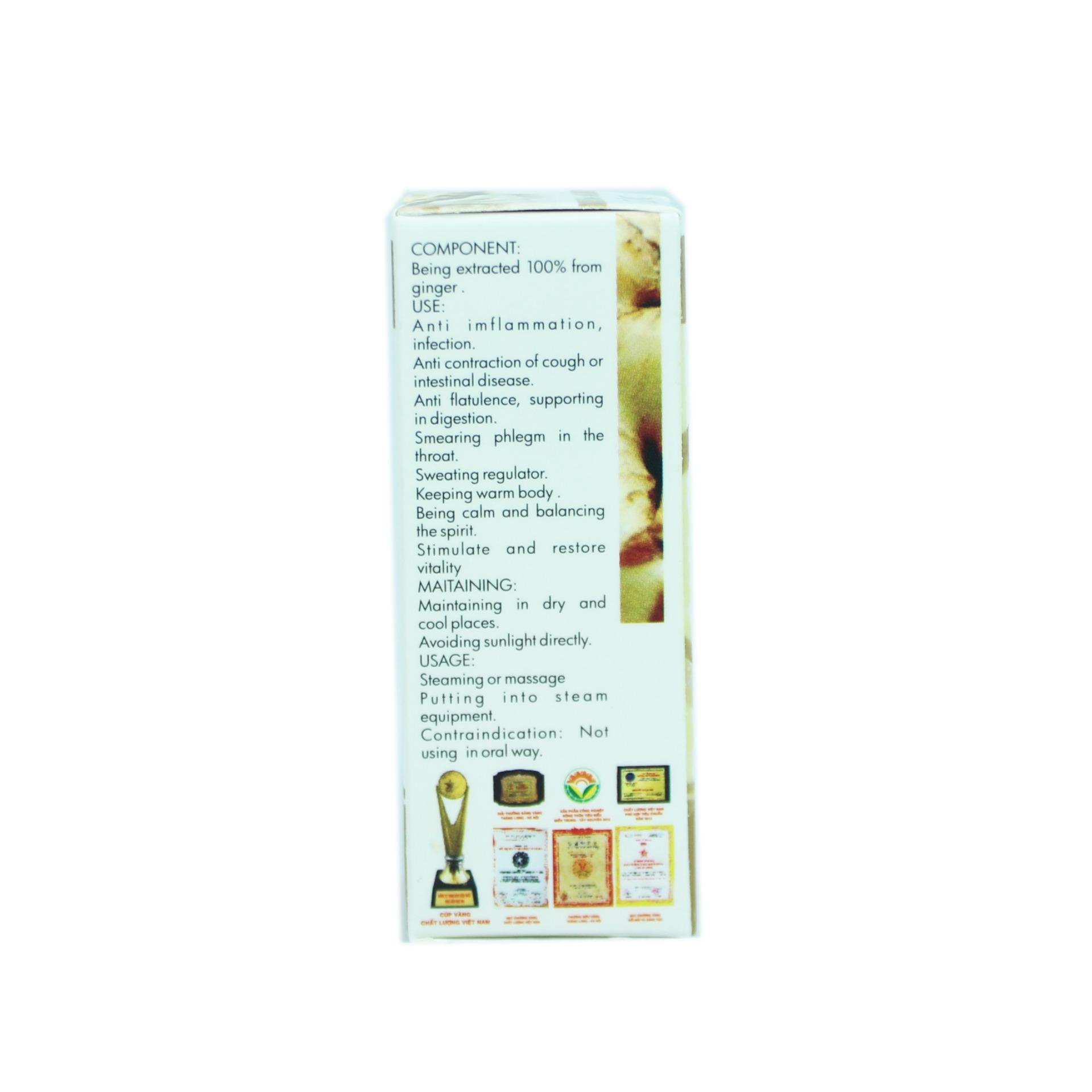 Tinh dầu gừng Kim Vui 10ml