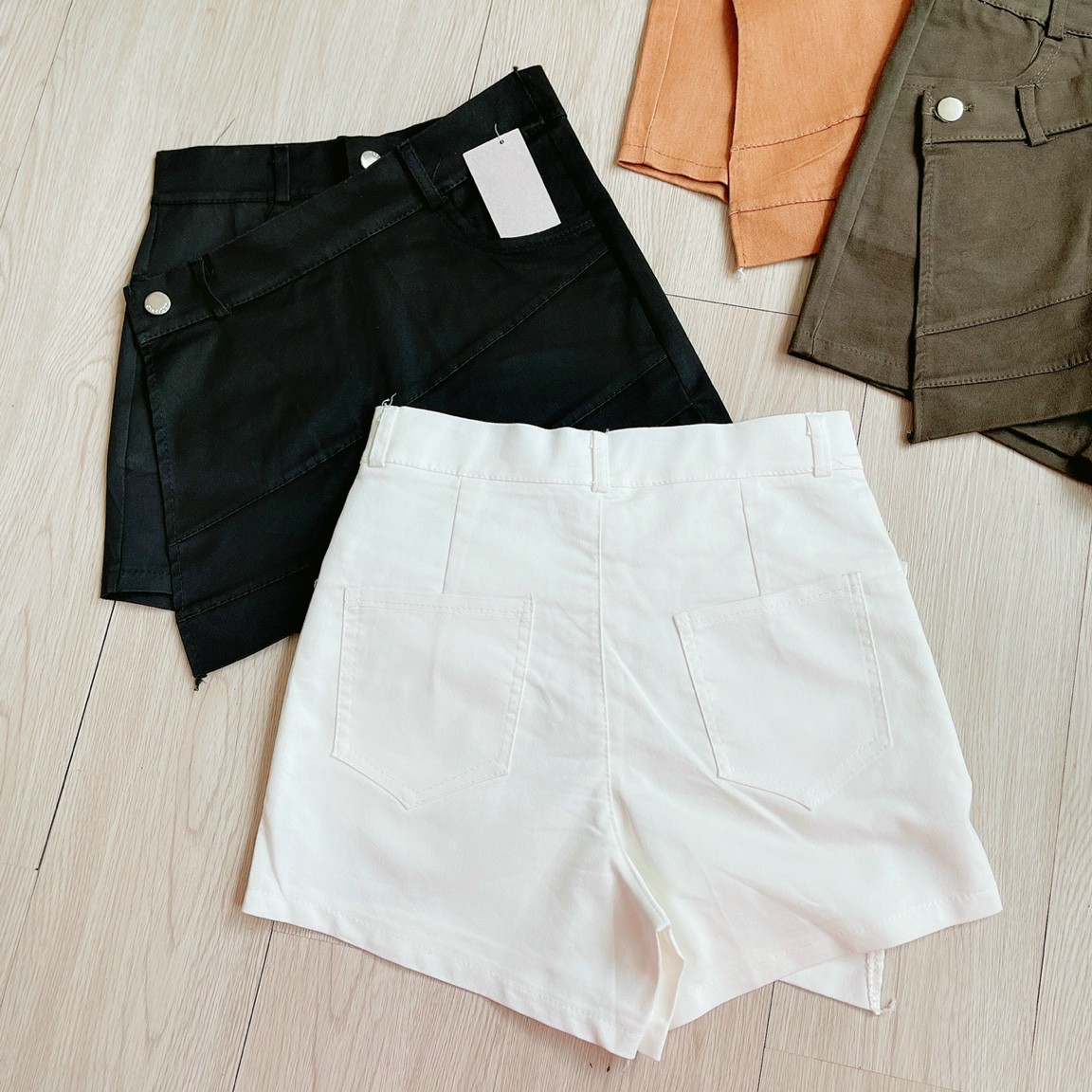 Váy Kaki Đắp Chéo