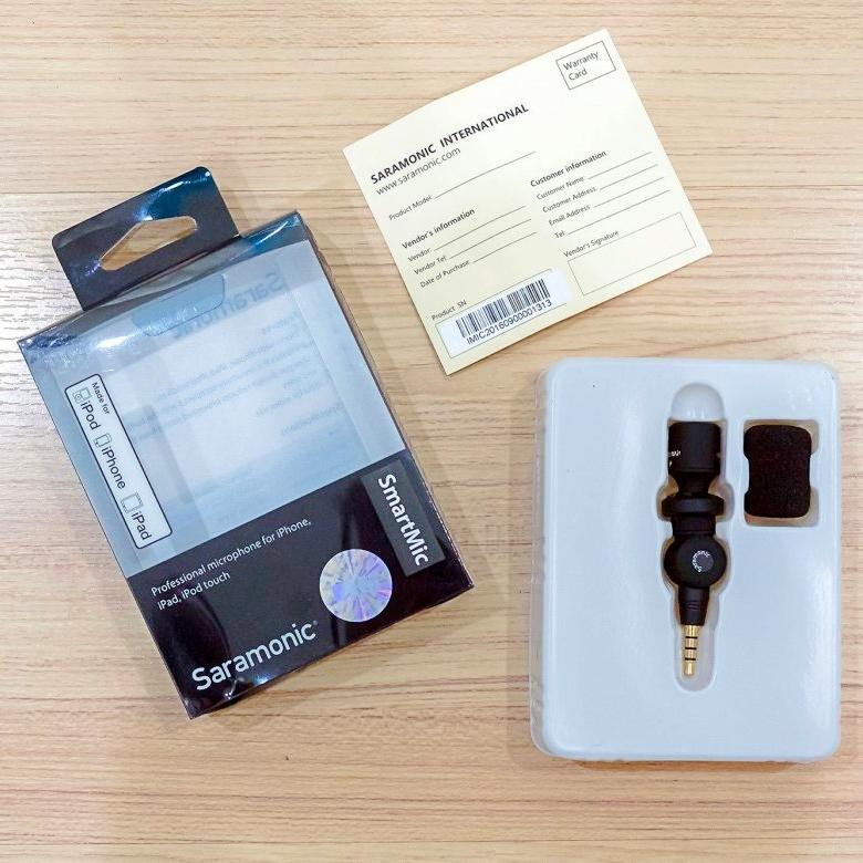 Micro Cho Smartphone Saramonic SmartMic