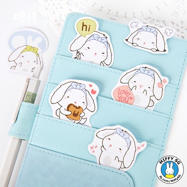 Bộ 45 sticker THỎ ĐIỆU