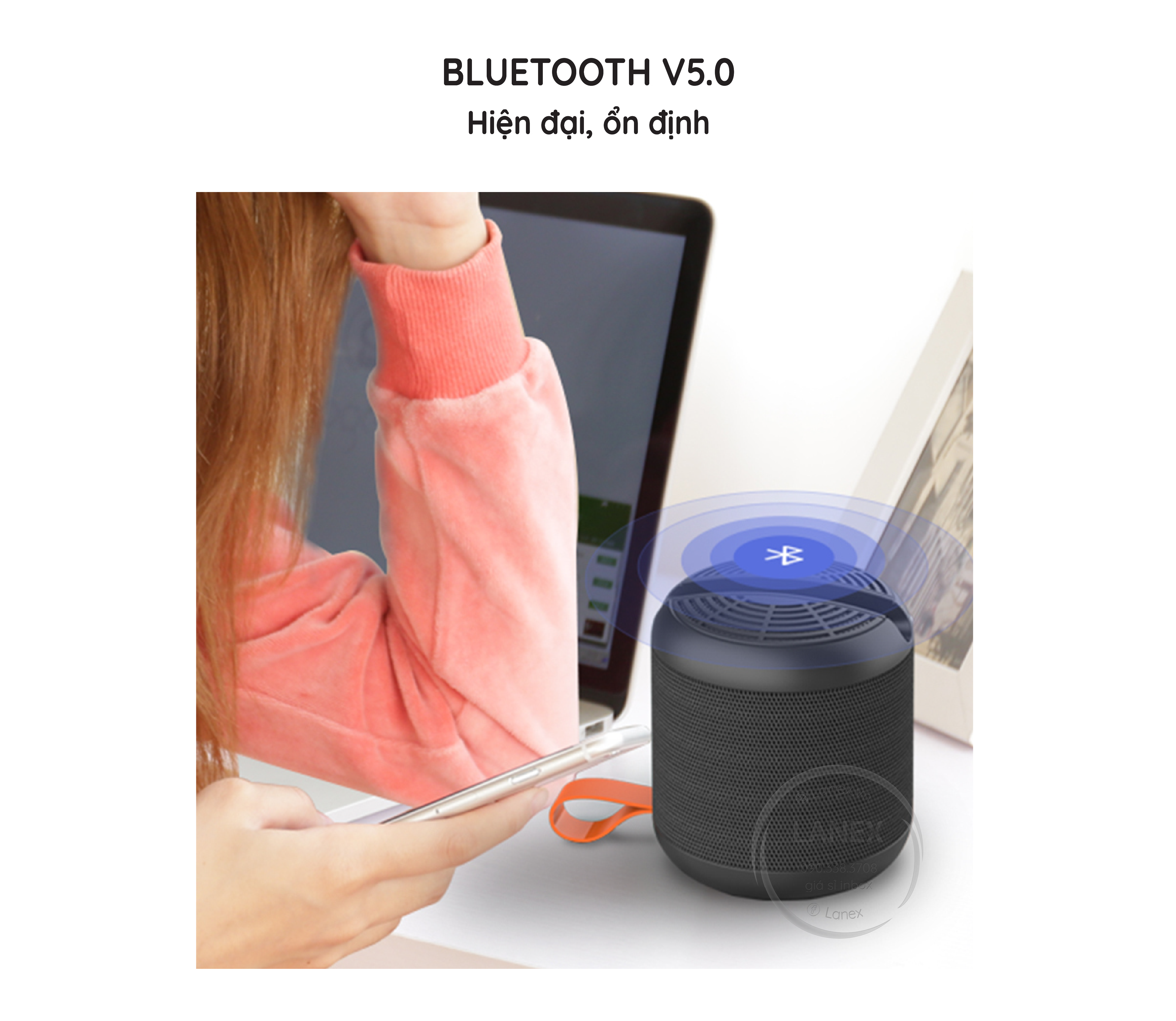 Loa Bluetooth Lanex Lsk - W05 Giá Đỡ 5w V5.0