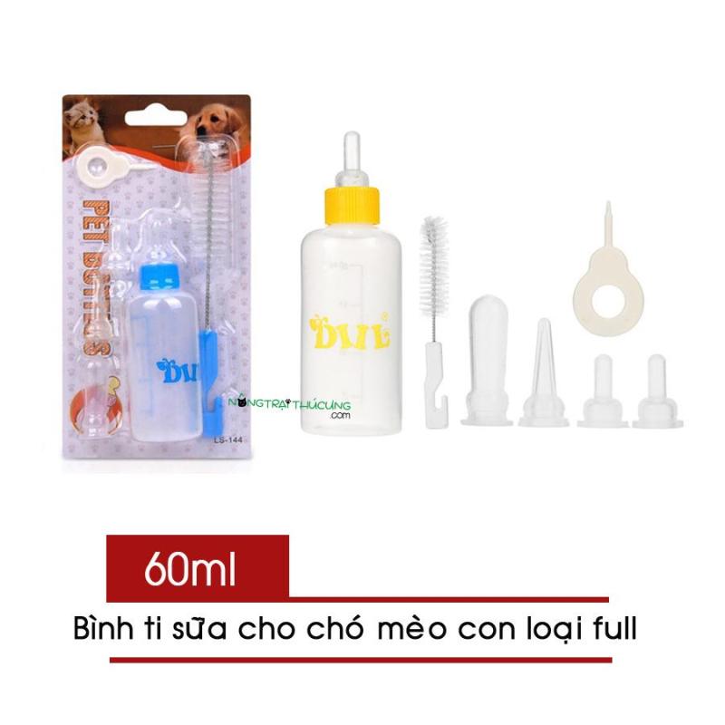 Bình sữa cho chó mèo con bú 60ml