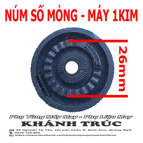 Núm số mỏng máy may công nghiệp 1kim