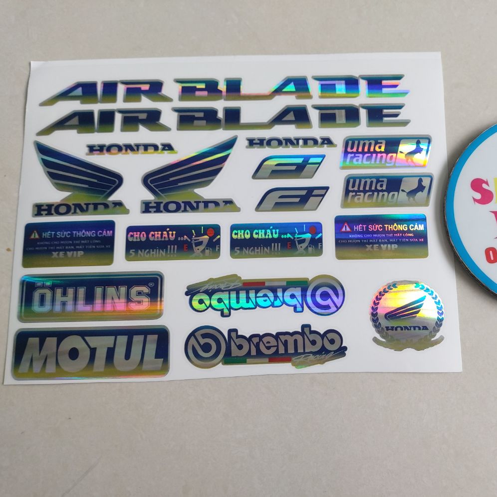 Trọn bộ logo airblade titan 7 màu