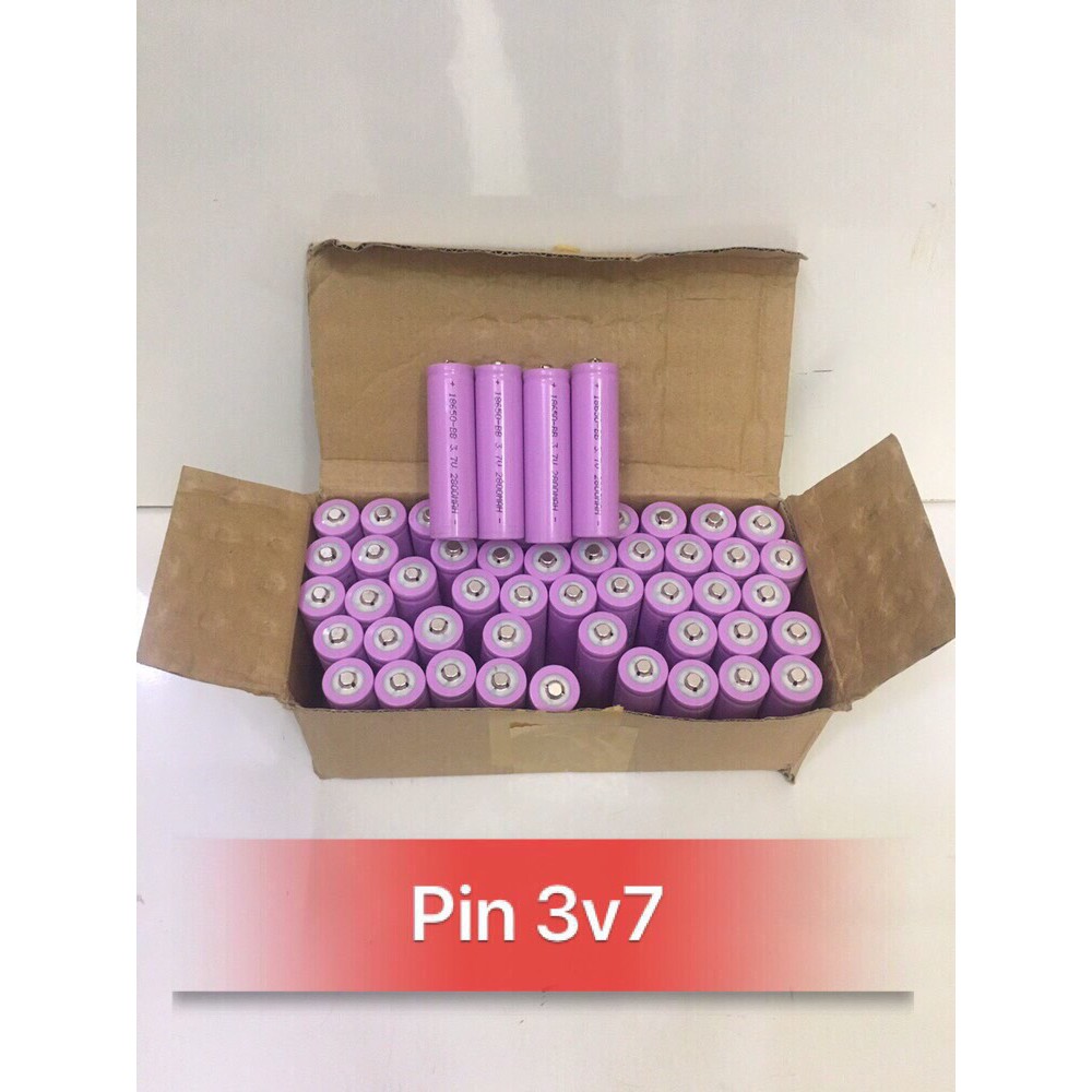 Pin 18650 3.7v 2800mah đầu nhọn