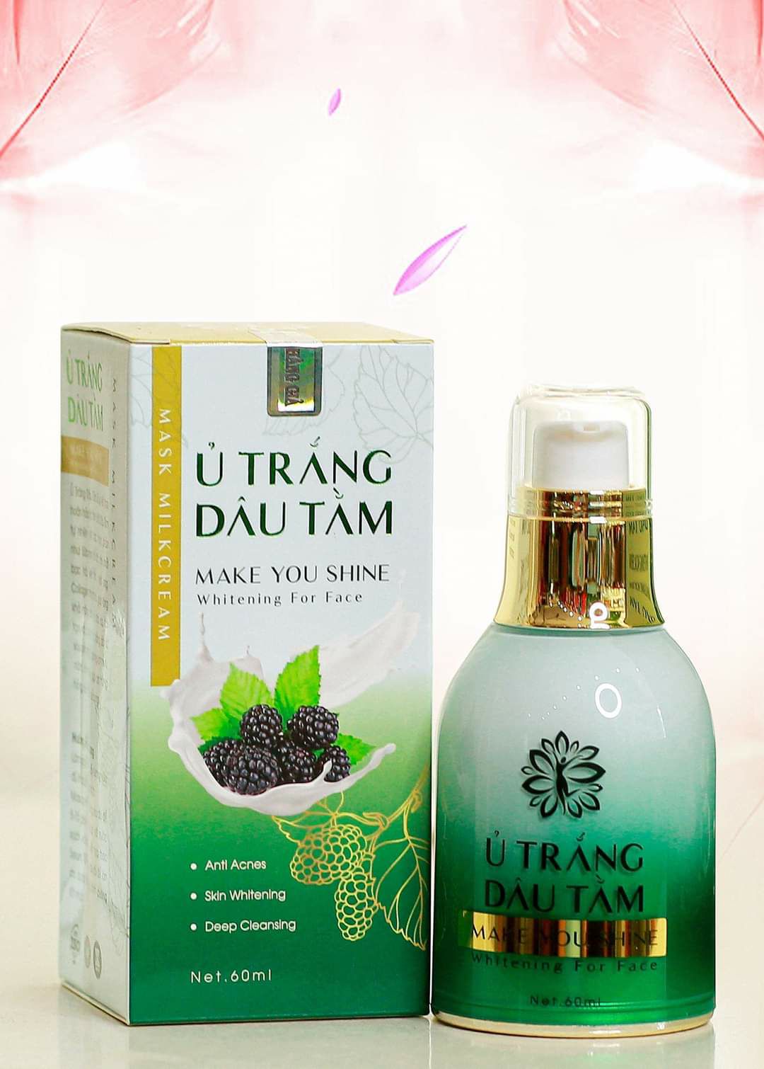 Bộ đôi ủ trắng + serum dâu tằm
