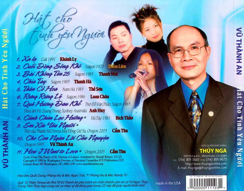 Bộ 7 đĩa CD nhạc tình khúc Vũ Thành An 3