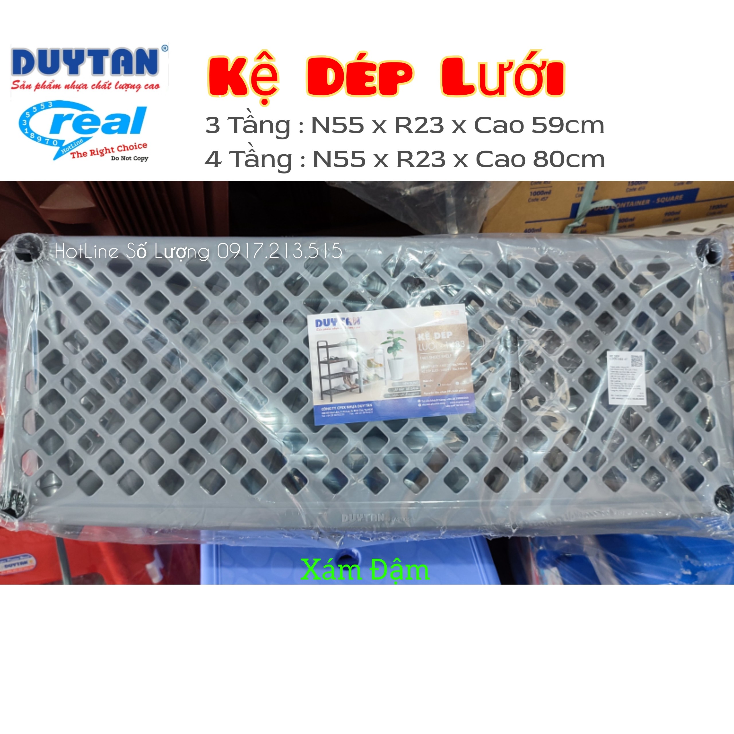 KỆ DÉP LƯỚI NHỰA DUY TÂN LOẠI LỚN (New 2022)