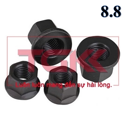 Đai ốc mặt bích - thép đen (M14-M18)