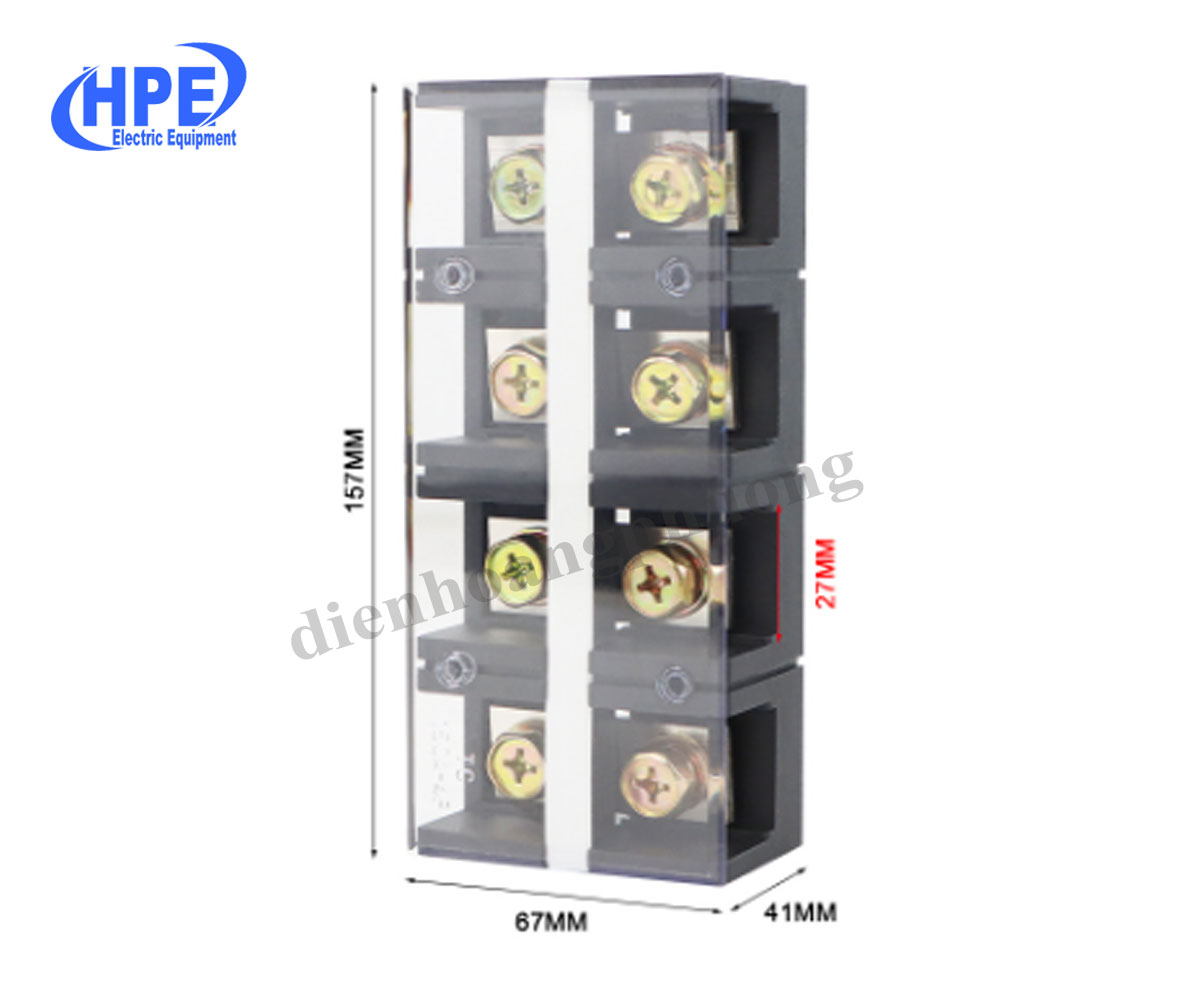 Cầu đấu dây điện 4 pha 150A