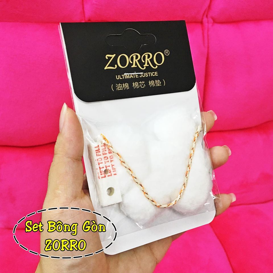 SET BÔNG GÒN ZO RO 3 MÓN (BÔNG GÒN- BÔNG CHẶN XĂNG- TIM)