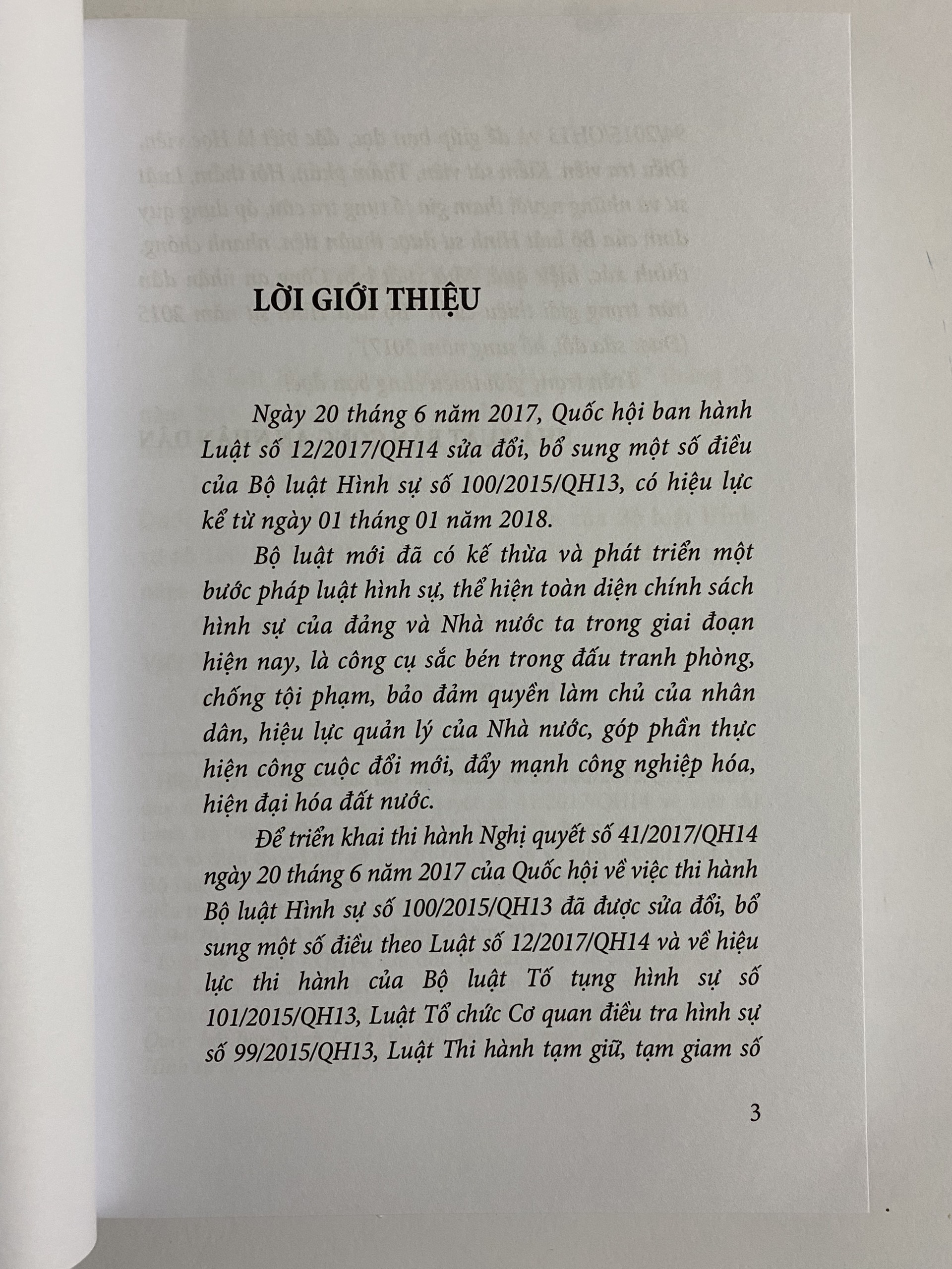 Sách Bộ Luật Hình Sự (Tái Bản)