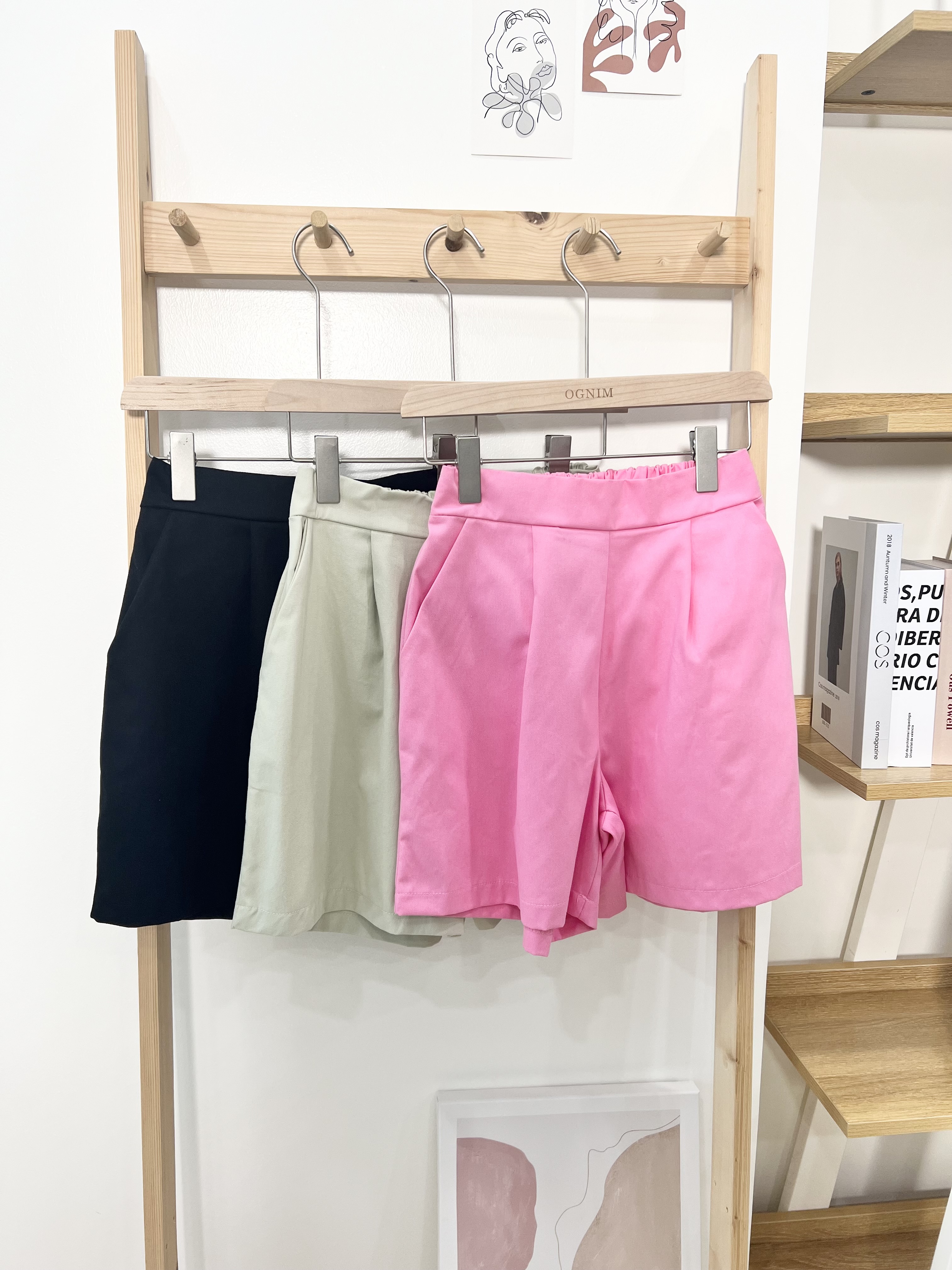 [ogniM Seoul] Korean-style slim fit cotton shorts (Made in Korea)