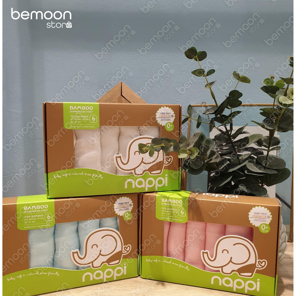 Khăn sữa sợi tre nappi