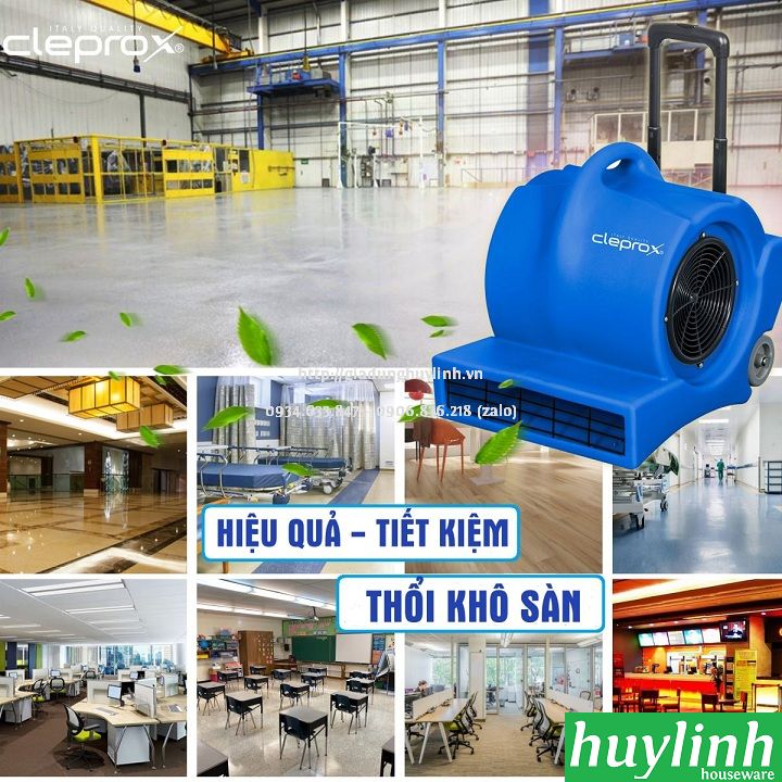 Quạt sấy thổi thảm 3 cấp độ CleproX CX-1000 (DC100)