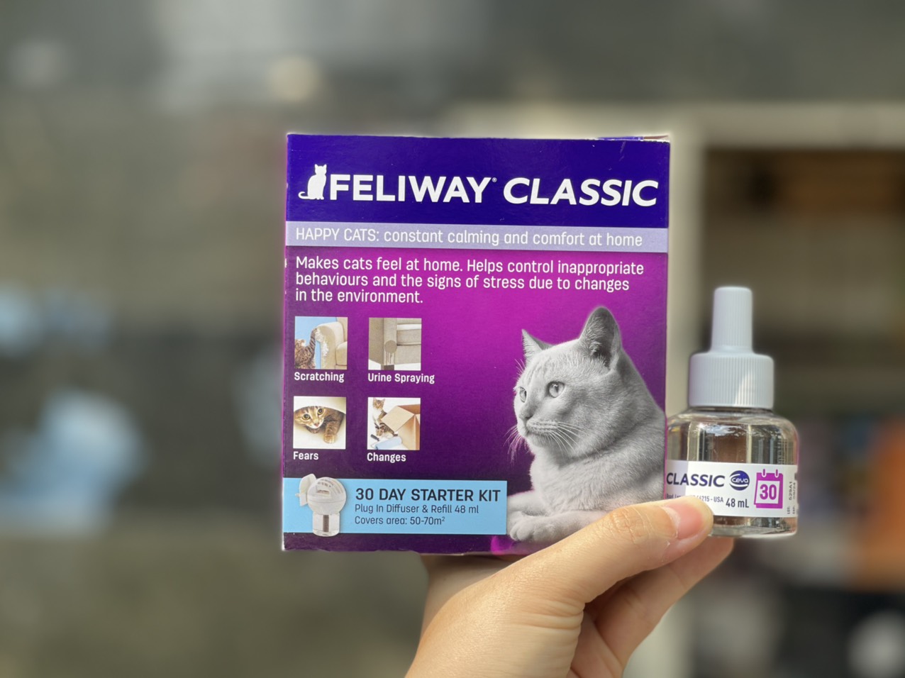Feliway Classic Bộ sản phẩm giảm căng thẳng ở mèo