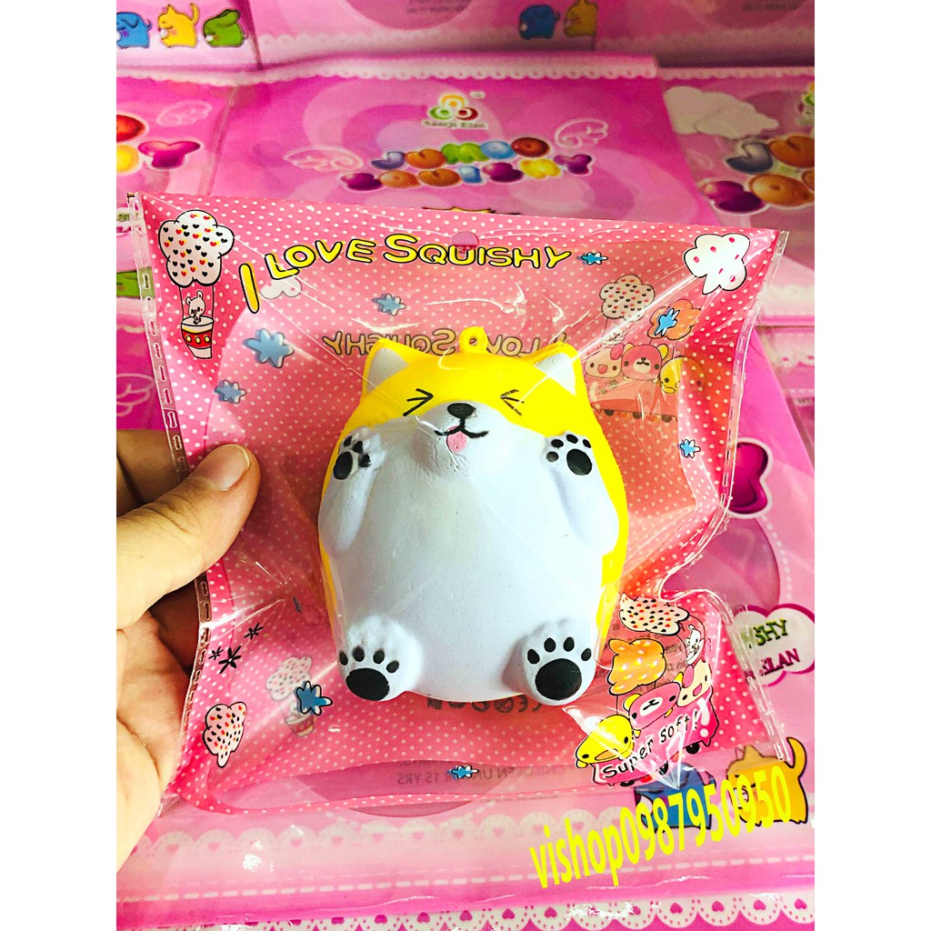SQUISHY chuột hamster ngồi
