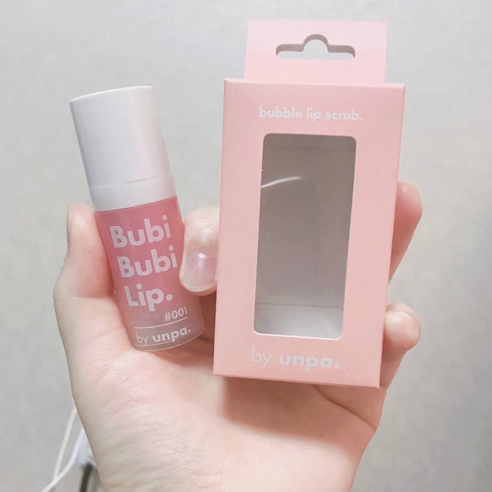 Tẩy Da Chết Sủi Bọt Thải Độc Môi Unpa Bubi Bubi Lip 12ml