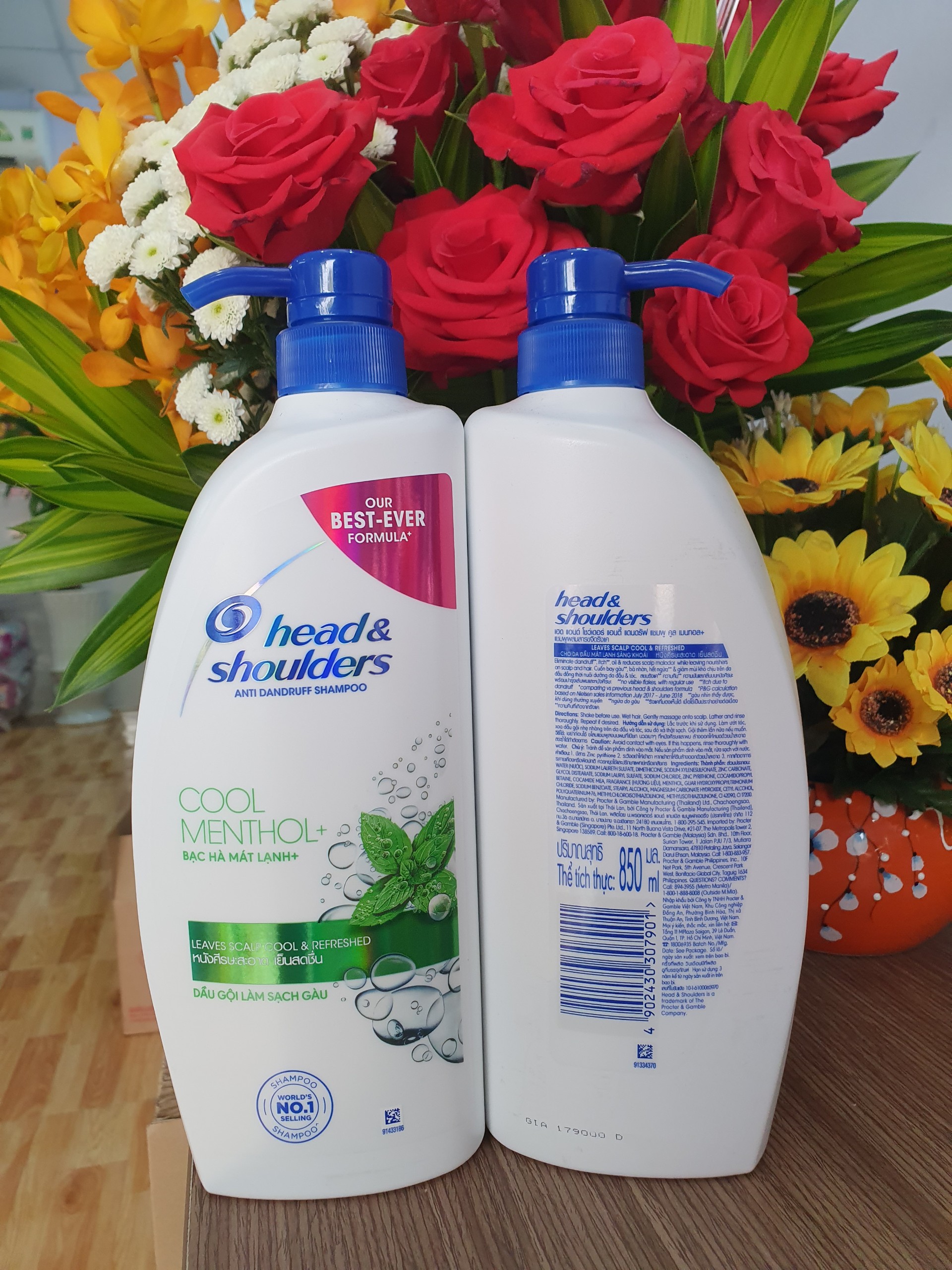 Dầu gội Head & Shoulders Bạc Hà 850ml
