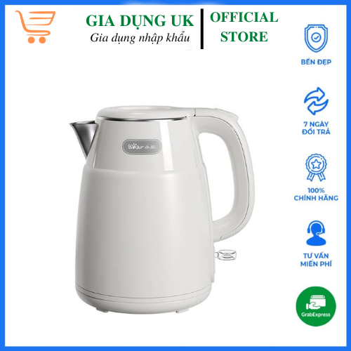 Bear Electric Kettle, ZDH-Q15U8, 1.5L Stainless Steel , 1500W with