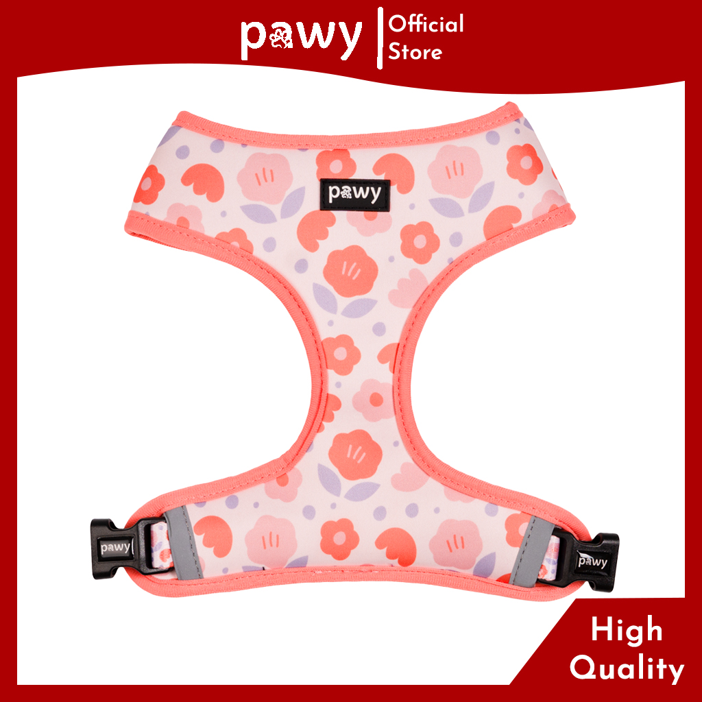 Yếm Dắt Chó Pawy 2 Mặt - Blooming Dalat - Dog Reversible Harness