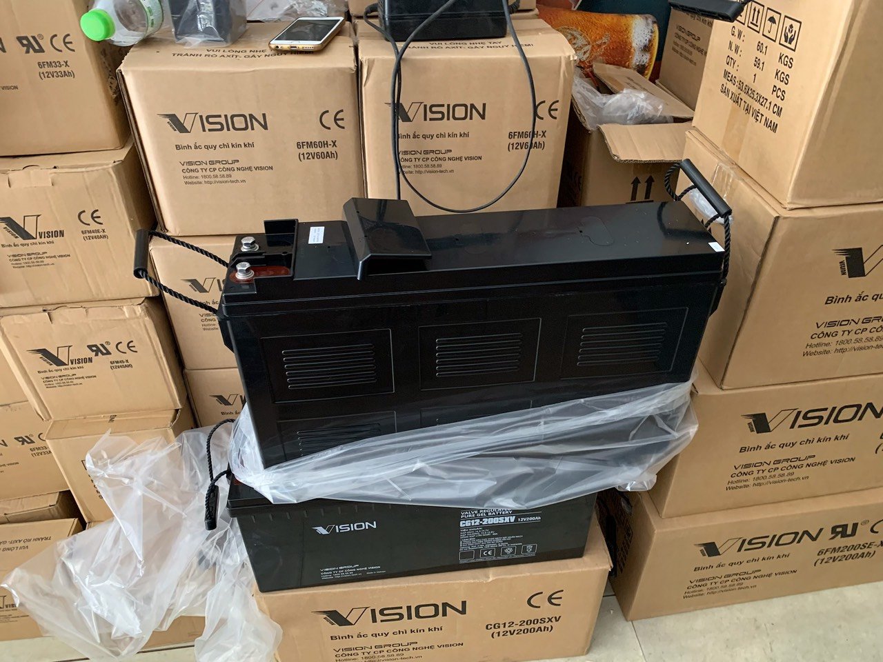 Ắc quy Vision 6FM150MV-X (12V - 150Ah)