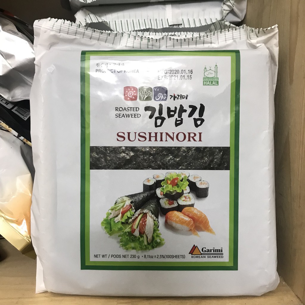 Rong biển Hàn Quốc cuộn cơm (gimbab) gói 10 lá ( 1 gói )