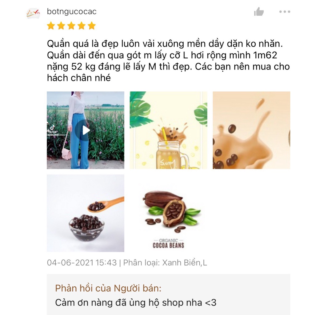 QUẦN SUÔNG CẠP CAO 104CM CHẤT ĐẸP MỀM MÁT SIÊU HACK CHÂN